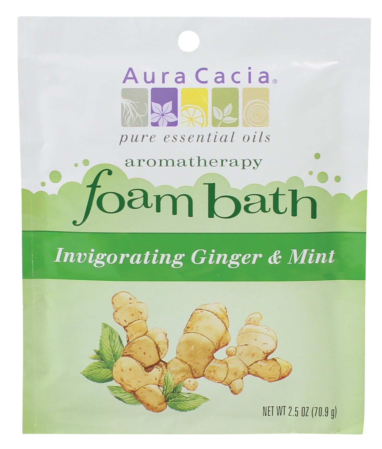 Invigorating Ginger & Mint Foam Bath