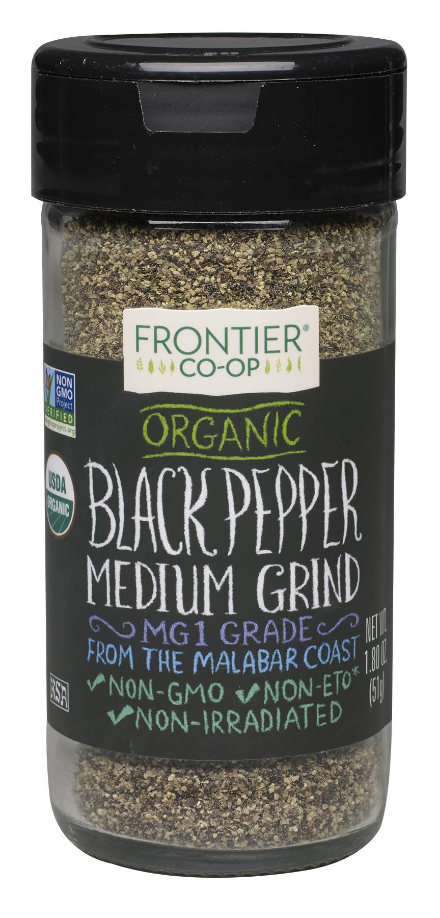 Pepper, Black Medium Grind ORGANIC